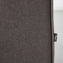 MASON Modular Armless Chair in Dark Grey Fabric