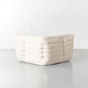 Module de chaise d'angle en tissu beige TOGO