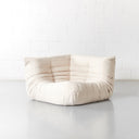 Module de chaise d'angle en tissu beige TOGO