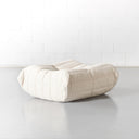 Module ottoman en tissu TOGO - Siège repose-pieds modulaire moderne beige