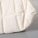 TOGO Fabric Ottoman Module - Beige Modern Modular Footstool Seat
