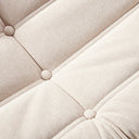 TOGO Fabric Ottoman Module - Beige Modern Modular Footstool Seat