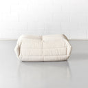 TOGO Fabric Ottoman Module - Beige Modern Modular Footstool Seat