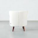 Chaise de salle à manger en tissu crème COSTA