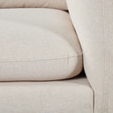 MAPLETON - Beige Fabric 2-Seater Sofa