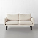 MAPLETON - Beige Fabric 2-Seater Sofa