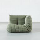 Module de chaise d'angle en tissu vert TOGO