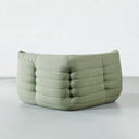 Module de chaise d'angle en tissu vert TOGO