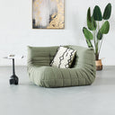 TOGO Green Fabric Corner Chair Module