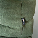 Module de chaise d'angle en tissu vert TOGO