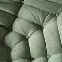 Module de chaise d'angle en tissu vert TOGO