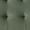 FONDA – RIGHT Facing Green Fabric Sectional Sofa