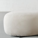 Repose-pieds ottoman MAGNUS (crème) – Design moderne, revêtement souple