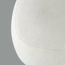 Repose-pieds ottoman MAGNUS (crème) – Design moderne, revêtement souple