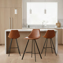 Sienna - Tabouret de bar Brun Clair