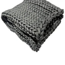 Throw Blanket – Dark Grey – 50 X 60 in