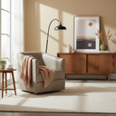 MARTIN Leather Swivel Armchair