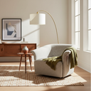 YAYIH Fabric Armchair (Grey)