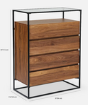 MANTRA 4-Drawer Dresser (Natural Walnut)