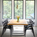 MASTER Chair - Modern Designer Style - Black - Durable & Stackable
