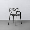 MASTER Chair - Modern Designer Style - Black - Durable & Stackable