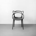 MASTER Chair - Modern Designer Style - Black - Durable & Stackable