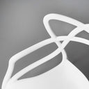 MASTER Modern Designer Chair - White | Stylish Dining or Accent Seat