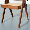 CAPELA Natural Wood Dining Chair – Classic Solid Wood Design with Comfortable Seating