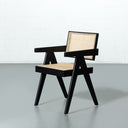 CAPELA Black Wood Dining Chair – Classic Design with Durable Finish