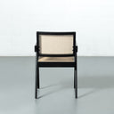 CAPELA Black Wood Dining Chair – Classic Design with Durable Finish