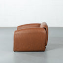 Fauteuil d'appoint en cuir CHELSEA (MARRON) – Élégant et confortable