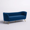 Tiberius -  88'' Velvet Sofa