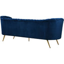 Tiberius -  88'' Velvet Sofa