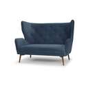Klara Double Seat Sofa (Dusty Blue)