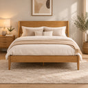 Kira - Double Mid-Century Platform Bed