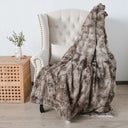 ‍Throw Blanket – Beige – 50 X 60 in (100% off)