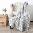‍Throw Blanket – Light Grey – 50 X 60 in (100% off)