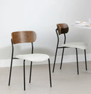 Hype - Chaise à pieds en métal - Crème