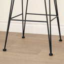 Balka - Tabouret de bar en rotin avec accoudoirs