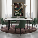 MATEO – Green Leather Chair