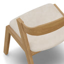 Chaise de salle à manger Mena - Chêne et ivoire Bristol 
