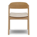 Chaise de salle à manger Mena - Chêne et ivoire Bristol 