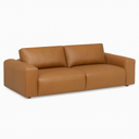 ALINE - Cognac Leather Sofa