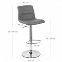 Cozy -  Adjustable Stool - Grey