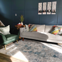 FONDA 3-Seater Fabric Sofa – Dark Grey