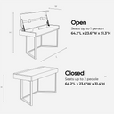 Transformer Table to Desk avec chaise