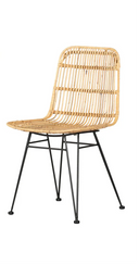 Balka - Chaise de salle à manger en rotin