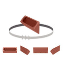 Dalya - Jardinière murale d'extérieur (lot de 4) - Terre cuite